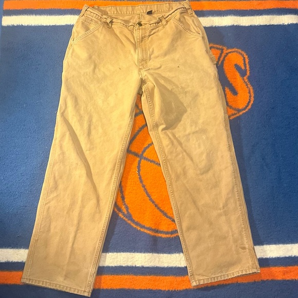 VINTAGE CARHARTT CANVAS JEANS - Picture 5 of 5